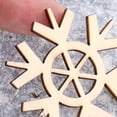 thumbnail image 4 of Ornament 20 Pcs Cut Paper Scrapebook Christmas Pendant Decorations Wooden Bamboo, 4 of 5
