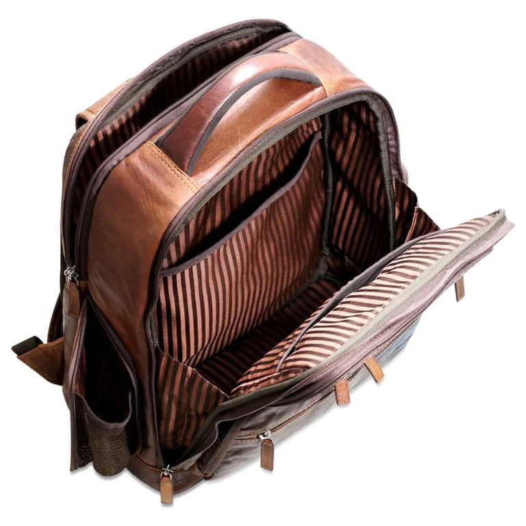 Jack Georges | Convertible Backpack Jack Georges Voyager Hand-Stained Buffalo Leather Adele Slim  main image 3