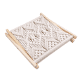 thumbnail image 3 of New Arrivals Boho Magazine Rack, Rope Woven Newspaper Rack, 3 of 10