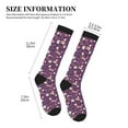 thumbnail image 4 of Pofeuu Cute Squirrel Floral Print Compression Socks for Women & Men Circulation - Best Support for Nurses,Running,Athletic,Sports, 4 of 7