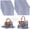12 Pack Grey, variant on 2 Pack Dust Bags for Handbags Silk Dust Cover Bag for Handbags Purses Shoes, Dustproof Drawstring Bag Travel Storage Pouch