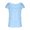 Blue, variant on Girls Solid Color Summer Casual Short Sleeve Top, Hollow Out Lace Flutter Sleeve Round Neck Tee for Big Kids Size:11-12 Years