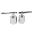 thumbnail image 2 of Juego Manerales Metalflu Acabado Cromo Plata 4338, 2 of 5