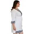 thumbnail image 2 of Vestido bordado Roman Fashion Tallas Extras 78087 Blanco, 2 of 6
