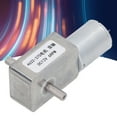 thumbnail image 4 of Motor De Engranaje De CC, Motor De Engranaje Helicoidal Turbo 2 Ejes Protección Eficaz Aluminio Y Latón Salida Perpendicular 12 V Versátil Para Motor, 4 of 7