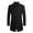 Black, variant on Overcoat for Men Single Breasted Slim Fit Wool Blend Overcoat Fall Classic Long Jacket Overcoat Men's Fashion, A, Size XL
