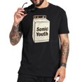 thumbnail image 2 of Camiseta de Sonic Youth, camisetas de bandas alternativas, camisetas con estampados gráficos, cómodas, informales, de manga corta, para hombre, talla europea, 100 % algodón, 2 of 5