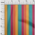 thumbnail image 2 of oneOone Polyester Spandex Teal Green Fabric Stripes Sewing Material Print Fabric By The Yard 56 Inch Wide-ZJ, 2 of 6