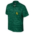 thumbnail image 2 of Men's Colosseum Green Baylor Bears Ozark Button-Up Shirt, 2 of 3