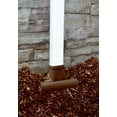 thumbnail image 2 of Thermwell DE46BR 46" Brown Roll Out / Roll Up Automatic Downspout Extenders - Quantity of 4, 2 of 3