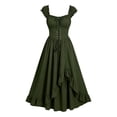 thumbnail image 6 of FASHOFT Renaissance Dress for Women Victorian Dresses Peasant Gothic Fairy Wedding Under Dress Halloween S, 6 of 6