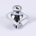 thumbnail image 2 of Cerradura de puerta de vidrio,Cerradura de acero cromado, cerradura de pantalla de vidrio,Cerradura para puertas de vidrio Cerradura de vitrina con, para puerta de vidrio Broca de 5-8 mm con 2 llaves, 2 of 5