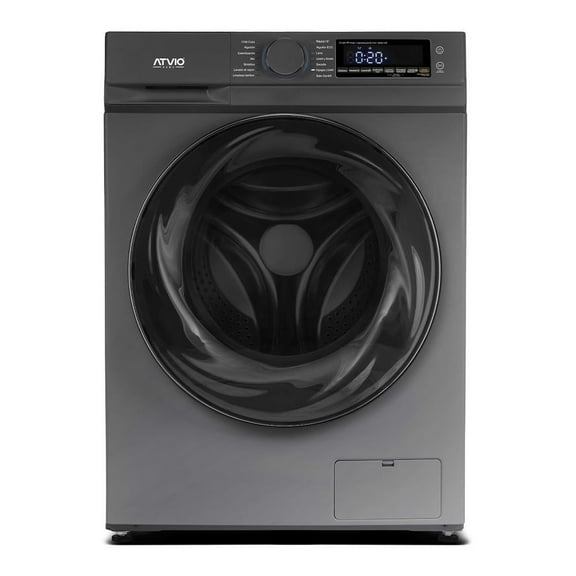 Lavasecadora Atvio Carga Frontal 15 Kg Gris