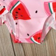 thumbnail image 5 of Eltusu Girls One-Piece Swimwear, Summer Cute Sleeveless Ruffle Hem Kids Swimsuit Pink Size 12-18 Months, 5 of 7