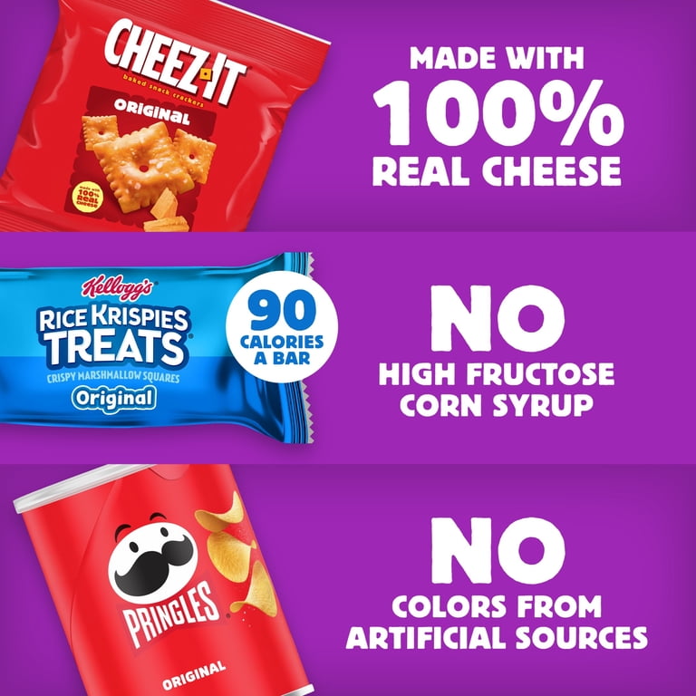 Rice Krispies Treats, Variety Pack Lunch Snacks, 30.1 oz, 30 Packs