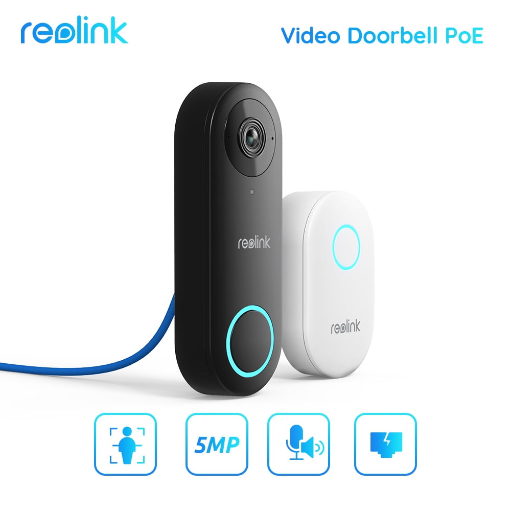 Restored Reolink 5MP Doorbell Camera Smart Detection WiFi Video