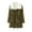 Green, variant on Women's Long Hooded Coat With Winter Warm Jacket With Pockets Stylish Outerwear For Cold Weather
