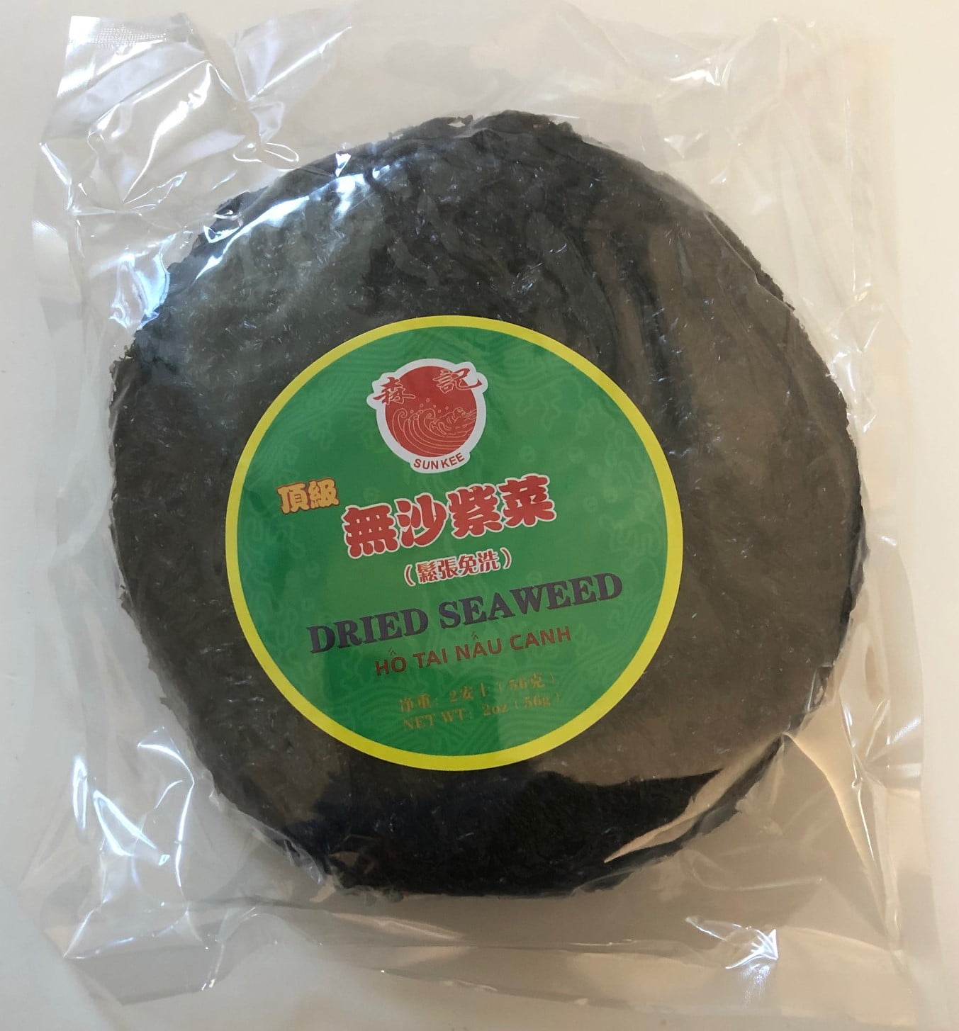 Sunkee Dried Seaweed Laver 2 oz