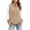 Khaki, variant on Ywyfzly Women's Fleece Vest Zip Up Stand Collar Sleeveless Gilet with Pockets Warm Casual Fall Winter Outerwear Khaki L