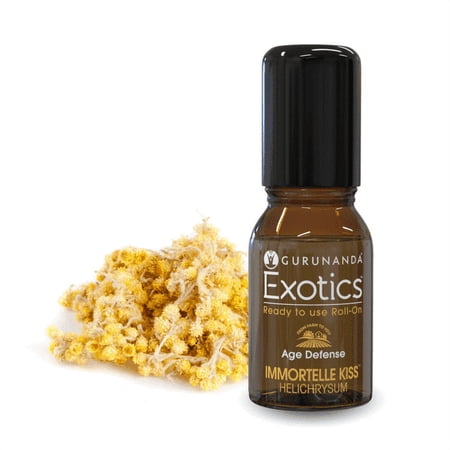 GuruNanda Exotics 100% Pure & Natural Roll-on , Immortelle Kiss