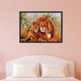 thumbnail image 4 of Kits de punto de cruz DIY Familia de leones 14CT Costura estampada 44 X 33 cm (D425) Tmvgtek Oficina Multiescena Multifunción, 4 of 9