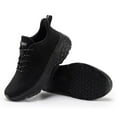 thumbnail image 2 of AVW Womens Non Slip Work Shoes Water Resistant Walking Sneakers Food Service Chef Kitchen Shoes Black, 2 of 6