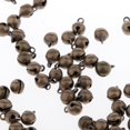 thumbnail image 6 of 100pcs small bells for holiday Christmas decors Antique Bronze 6mm, 6 of 9