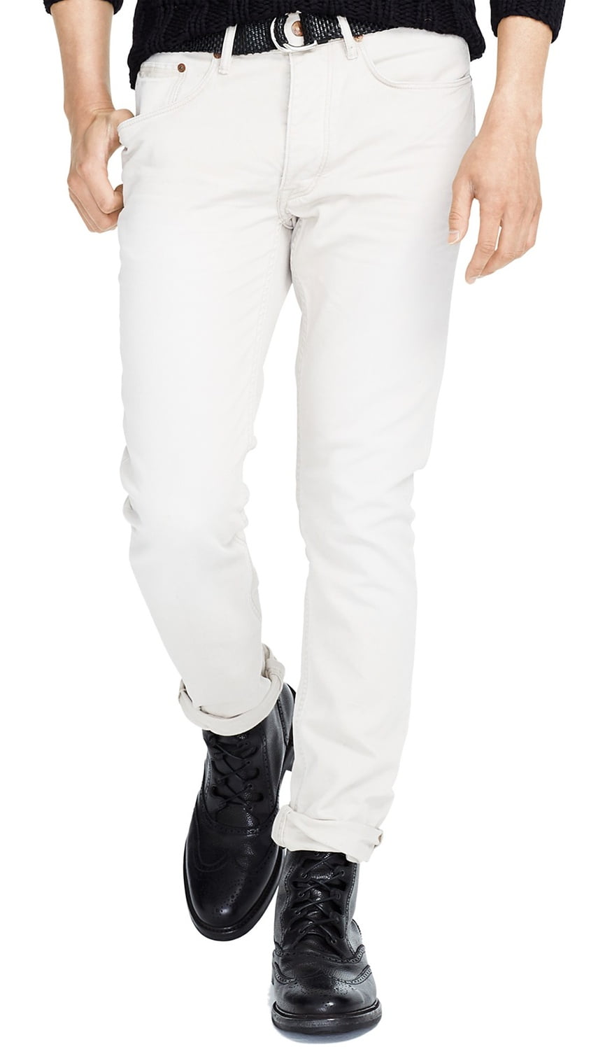 polo ralph lauren men's varick slim straight corduroy pants