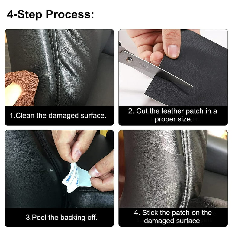 Leather Vinyl Seat Repair Kit Convenient Adhesive Leather Scratch Repair  Kit Interior Repair