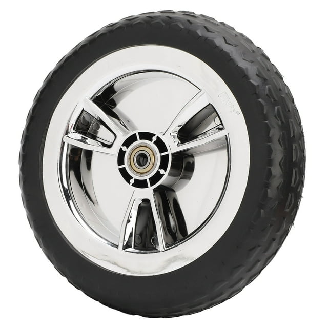 Grocery Cart Wheel Replacement, Replacement Shopping Chart Wheel Robust Structure Shock Absorbing Heavy Duty 21cm for All Road Surfaces