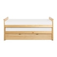 thumbnail image 3 of Lexicon Lit Simple/Simple Contemporain en Bois avec Lit Gigogne Simple en Pin Naturel, 3 of 7