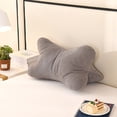thumbnail image 1 of JASKFLY Polyester Fiber Cushion Pillow Ergonomic Lumbar Support Pillow for Office Chair, 1 of 9