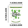 thumbnail image 3 of St. Patrick's Promotion,24 Pcs St.Patrick's Day Paper Cups, Irish Day Green Plaid Shamrock Round Disposable Cups Dinner Dessert Paper Cups for Irish Holiday Party, 3 of 4