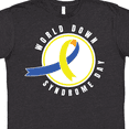 thumbnail image 4 of Inktastic World Down Syndrome Day with Yellow and Blue Ribbon T-Shirt, 4 of 5