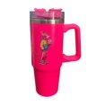 thumbnail image 1 of Termo de acero inoxidable Fartmex color fucsia, La pantera rosa 887 mililitros, 1 of 4