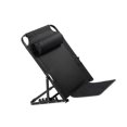 thumbnail image 3 of fastboy Adjustable Angle Folding Bed Backrest for Adults Black Steel Oxford Cloth (1 Count), 3 of 9