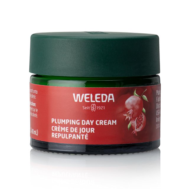 Crema facial Weleda Plumping Day con granada, 40 ml, vegana