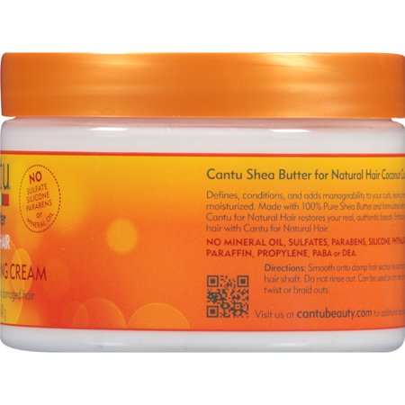Cantu Shea Butter Coconut Curling Cream For Natural Hair 12oz