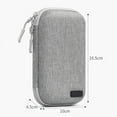 thumbnail image 3 of Shockproof Carrying Charging Adapter Case Hard Protective Bag for Hard Drive Small Electronics Cable Accessories, 3 of 9