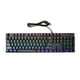 thumbnail image 1 of Teclado retroiluminado LED, teclado mecánico de 104 teclas Teclas de teclado con cable Teclado retroiluminado LED impulsado por el rendimiento, 1 of 8