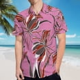 thumbnail image 5 of High Quality Hawaiian Shirts for Men Short Sleeve Aloha Beach Shirt Floral Summer Casual Button Down Shirts Blouses 8NNRLS, 5 of 7