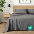 thumbnail image 2 of Ivy Union Microfiber Sheet Set - 4-Pieces - Breathable - Deep Pocket, Queen, Gray, 2 of 10