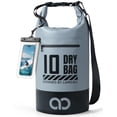 thumbnail image 1 of Mochila impermeable Lamicall 10L con funda para teléfono gris, 1 of 7