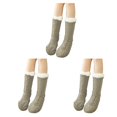 thumbnail image 4 of Jumpingount Paquete de 4 calcetines altos de invierno JK sobre la rodilla antideslizante estilo pijo calcetín largo cálido botas calcetería para Type1 NO1, 4 of 6