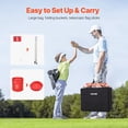 thumbnail image 5 of Backyard Golf Game 9 Hole Portable Outdoor Bucket Golf Set with Flags, Balls & Tee Boxes, Fun Lawn Golf Yard Game for Kids & Adults, Easy Setup for Family Gatherings, Parks, Beaches, or Outdoor, 5 of 11
