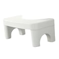 thumbnail image 3 of Taburete resistente para sentarse en cuclillas, taburete para inodoro, práctico y portátil con junta antideslizante, taburete con escalones de 7 Sunnimix Baño inodoro reposapiés taburetes, 3 of 8