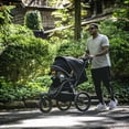 thumbnail image 3 of Chicco TRE® Jogging Stroller, All-Terrain Stroller, Compatible with Chicco Infant Car Seats (not Included), Baby Travel Gear | Galaxy/Black, 3 of 5