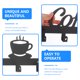 thumbnail image 5 of unbranded 1Jgo Estante De Pared Negro Para Tazas Con Para Organizar Utensilios Y Tazas, 5 of 6