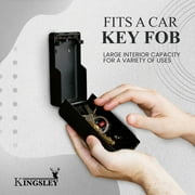 Kingsley Weatherproof Key Lock Box, Wall Mount, 4-Digit Combination, Large Capacity for Spare Keys
