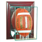 Perfect Cases Wall Mounted Upright Football, Cherry Finish